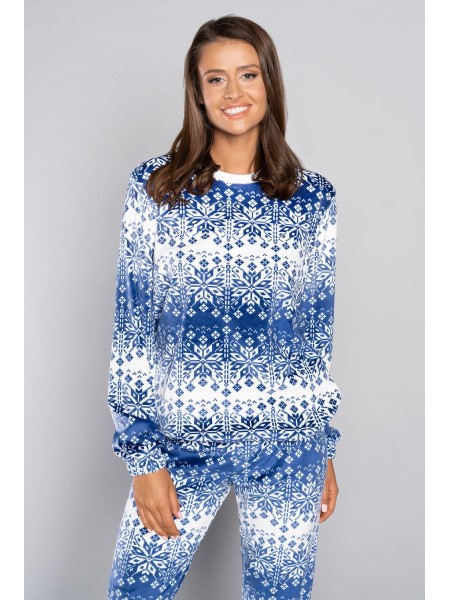 Compleu de casa Snow albastru