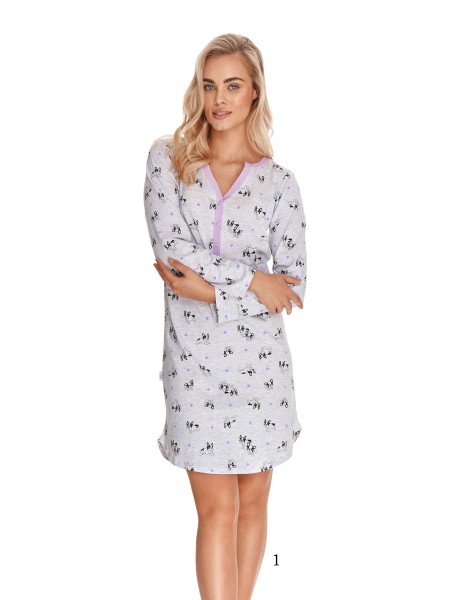 Cămașă de noapte din bumbac Livia 2574 N