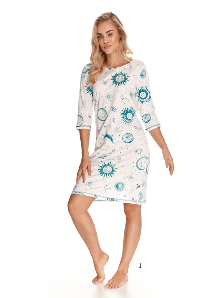 Cămașă de noapte din bumbac Bruna 2766