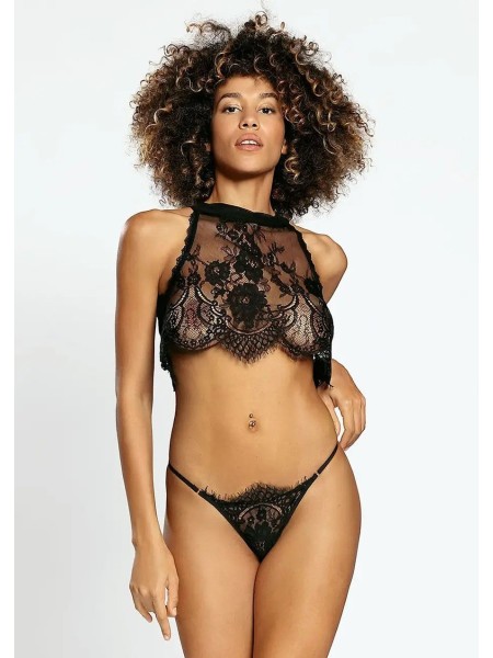 Set neglijeu din dantela cu string Olimpia