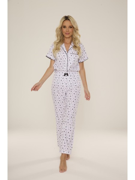 Pijama din bumbac Shelby 802